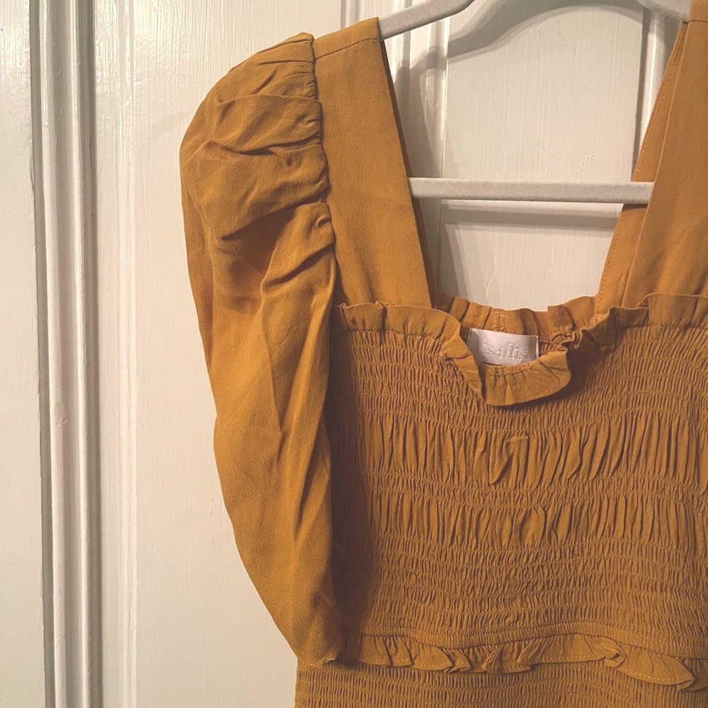 Bright Summer Dress, Ruffled & Fun, Lightweight & Textured